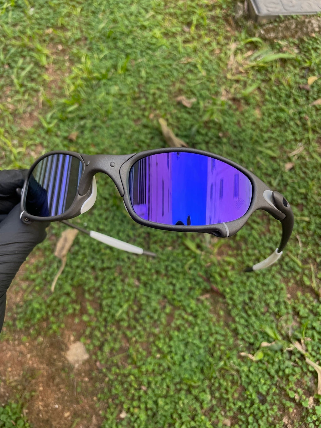 Óculos Oakley Juliet X-Metal Violeta c/ Kit Branco