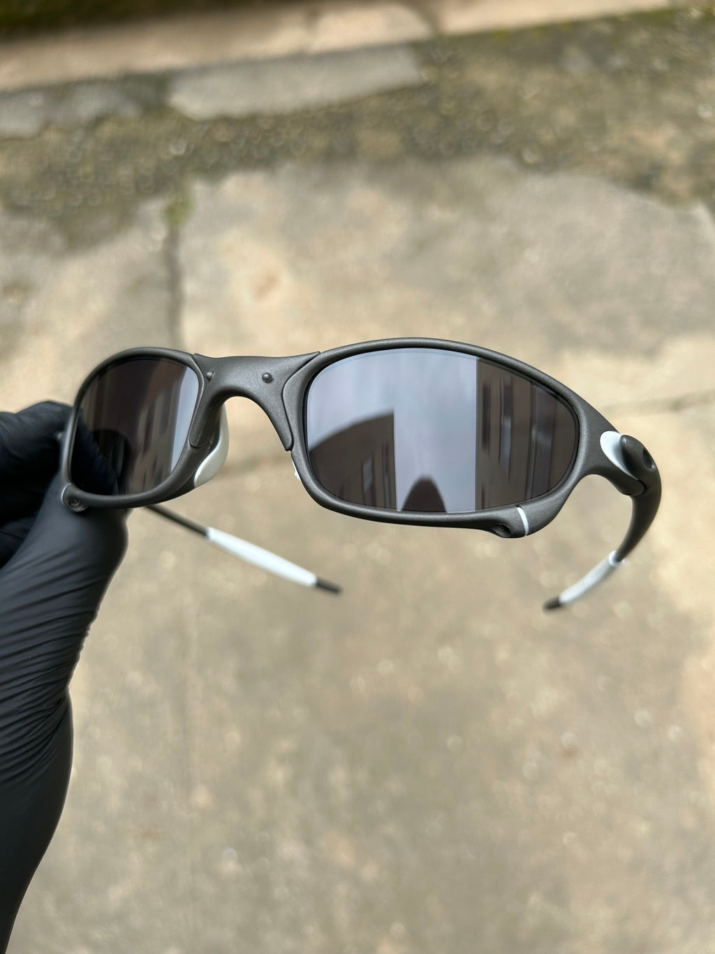 Óculos Oakley Juliet X-Metal Black c/ Kit branco