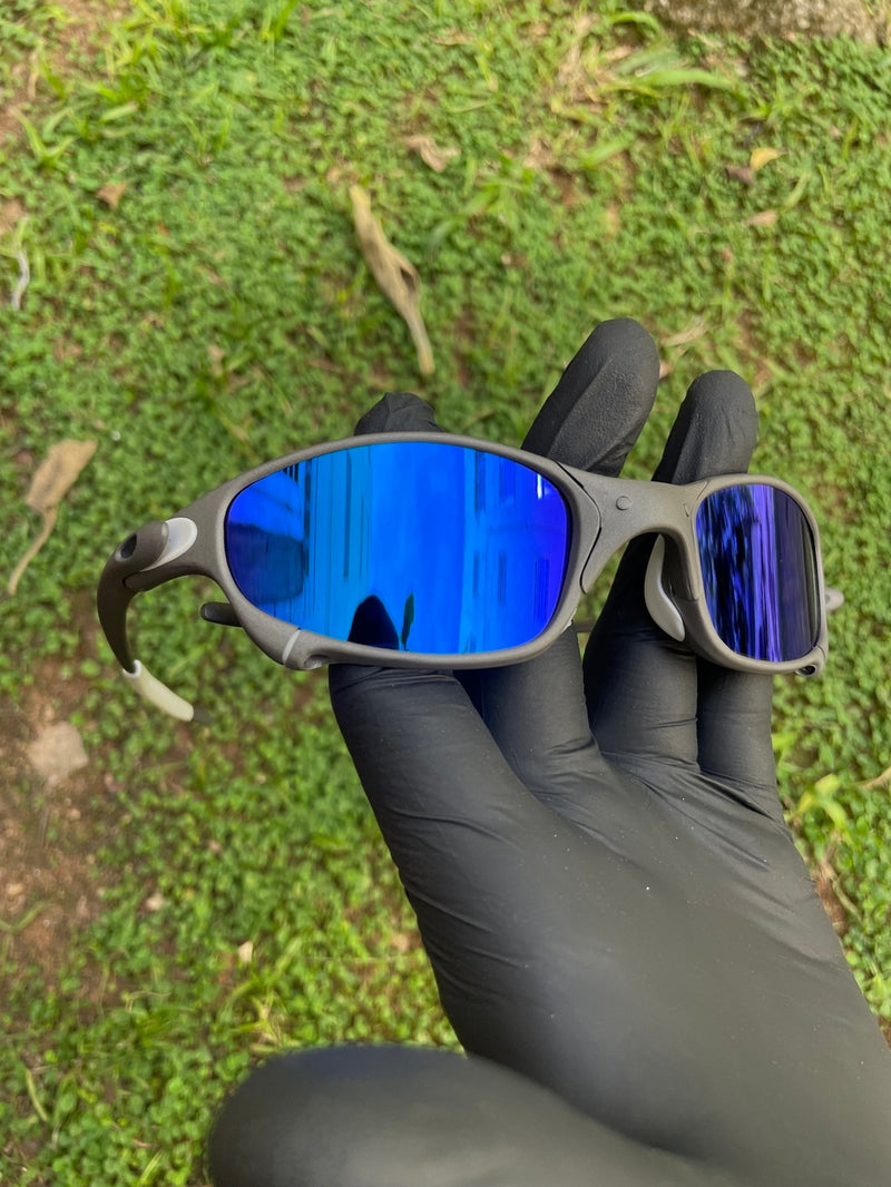 Juliet X-Metal Neon Blue c/ Kit Branco