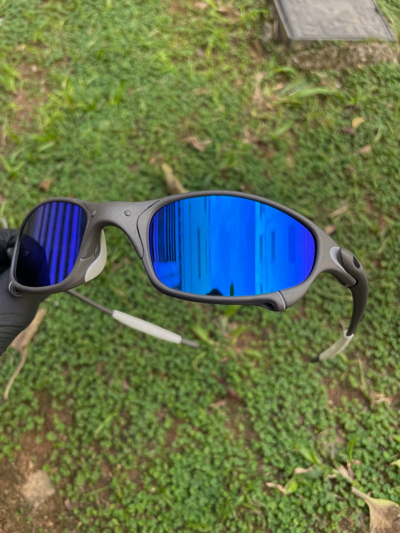 Juliet X-Metal Neon Blue c/ Kit Branco