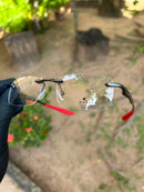 Lupa de Descanso Tz da Coronel Cinza Chumbo Kit Vermelho