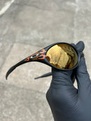 Eye Jacket Brain Dead Flame Gold Café