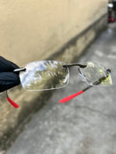 Lupa de Descanso Tz da Coronel Cinza Chumbo Kit Vermelho