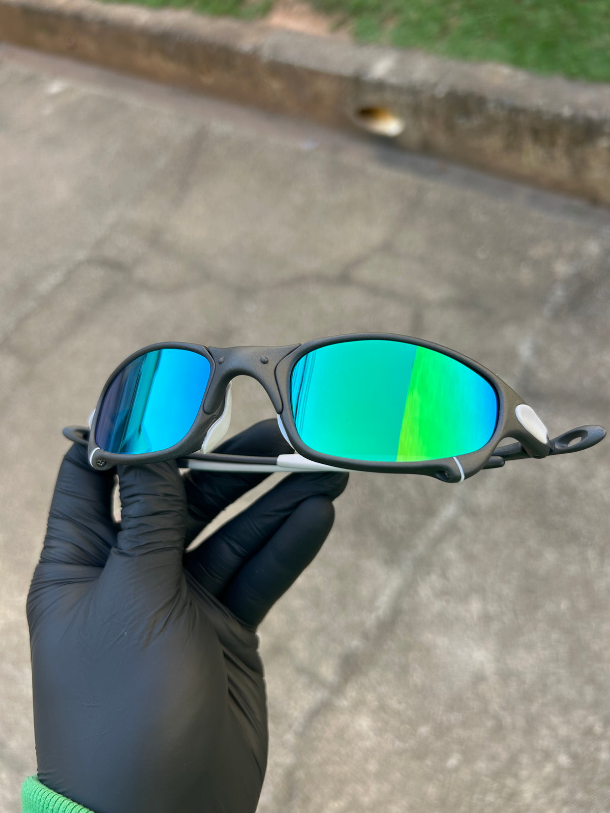 Óculos Oakley Juliet X-Metal Esmeralda G26 Verde espelhadao + Brindes!