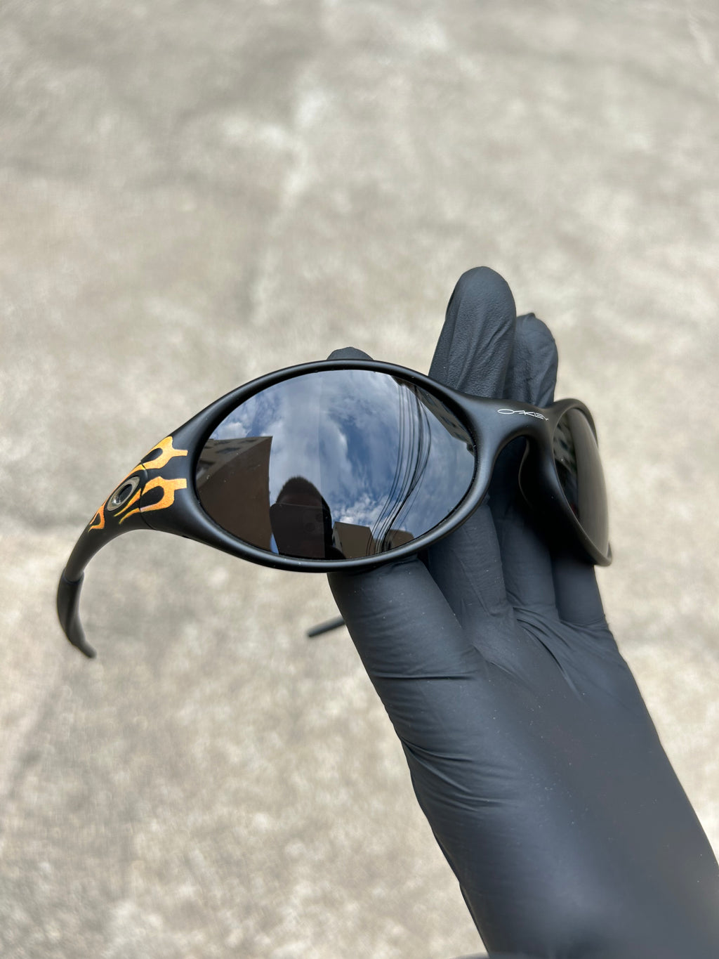 Óculos Eye Jacket GDLP Flame Black custom Lançamento c/ Brindes