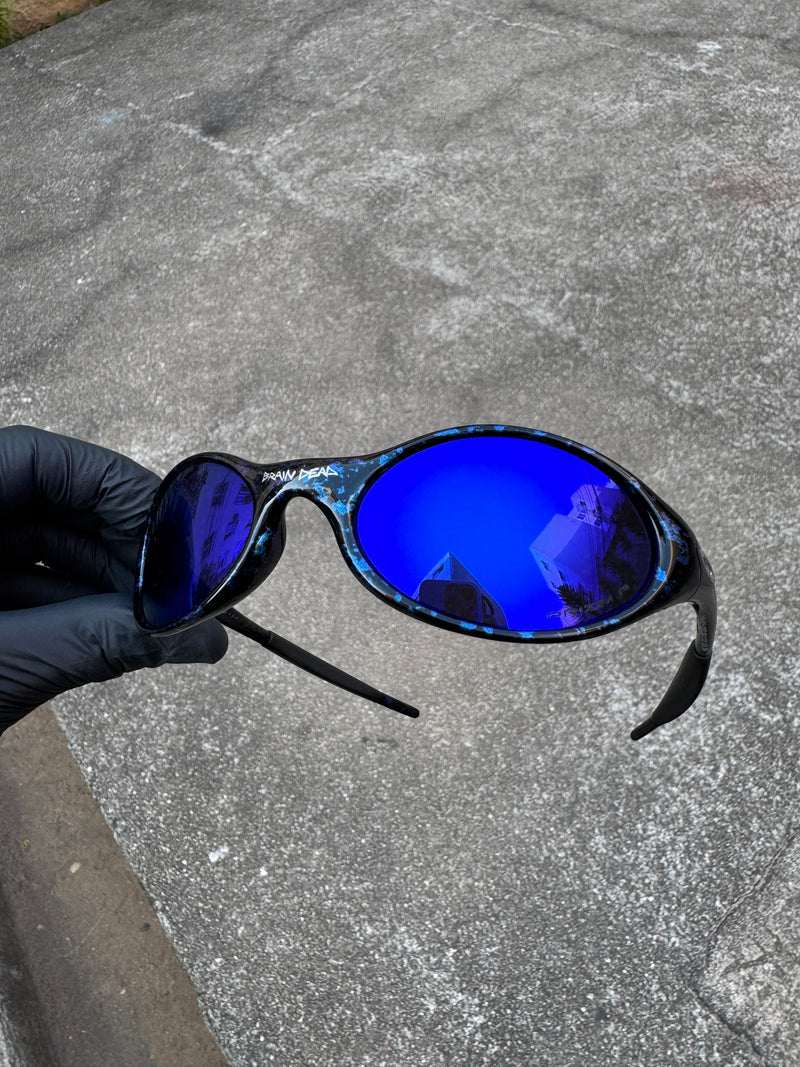 Eye Jacket Brain Dead Neon Blue