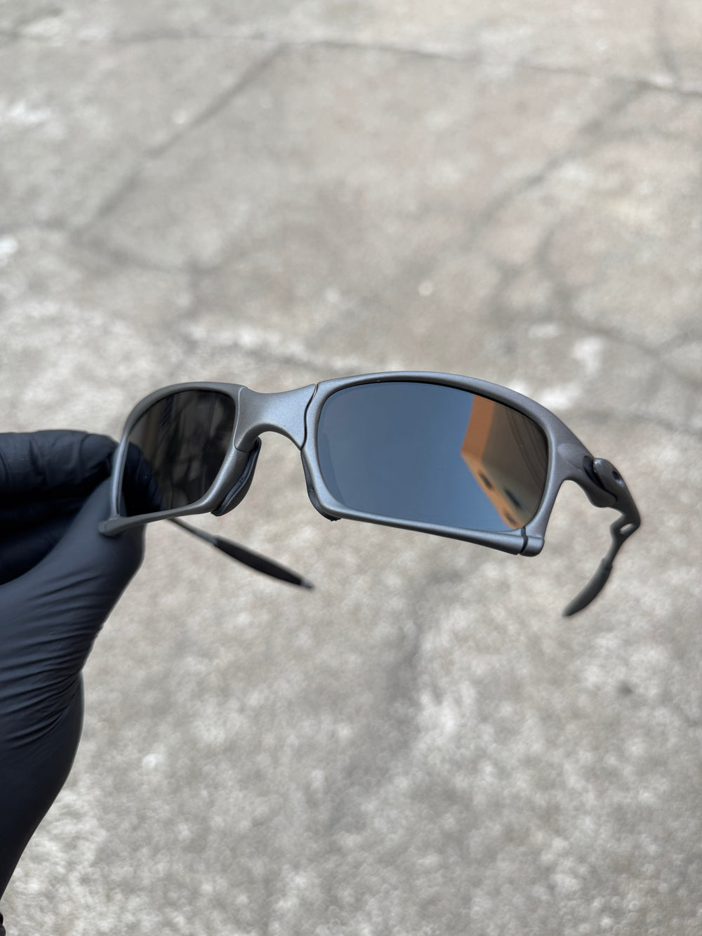 【超希少】 oakley x squared eye wear Óculos X Squared X-Metal Lente Black - Street Lupas