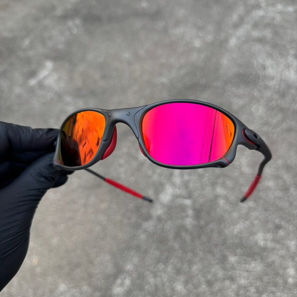 Óculos DoubleX X-Metal Lente Ruby Kit Vermelho - Street Lupas