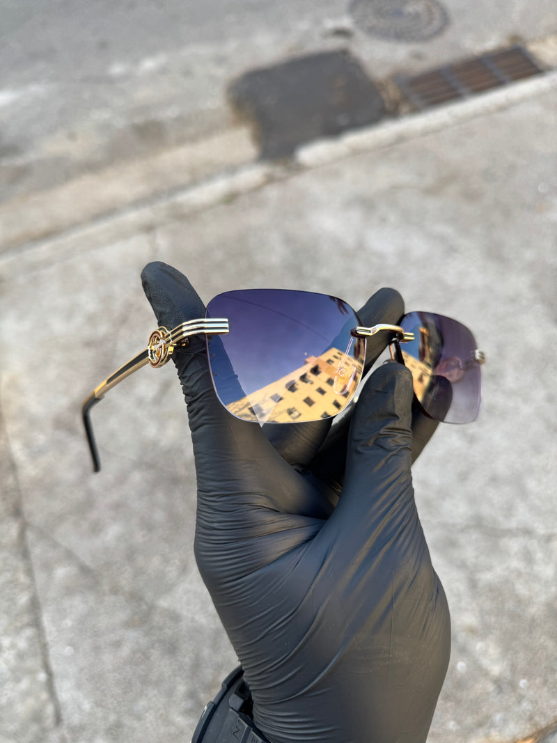 Óculos Gucci Balgriff Quadrado Black Degradê