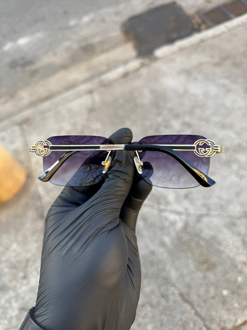 Óculos Gucci Balgriff Quadrado Black Degradê