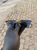 Óculos Cartier Dourado Black