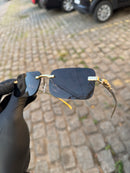 Óculos Cartier Dourado Black