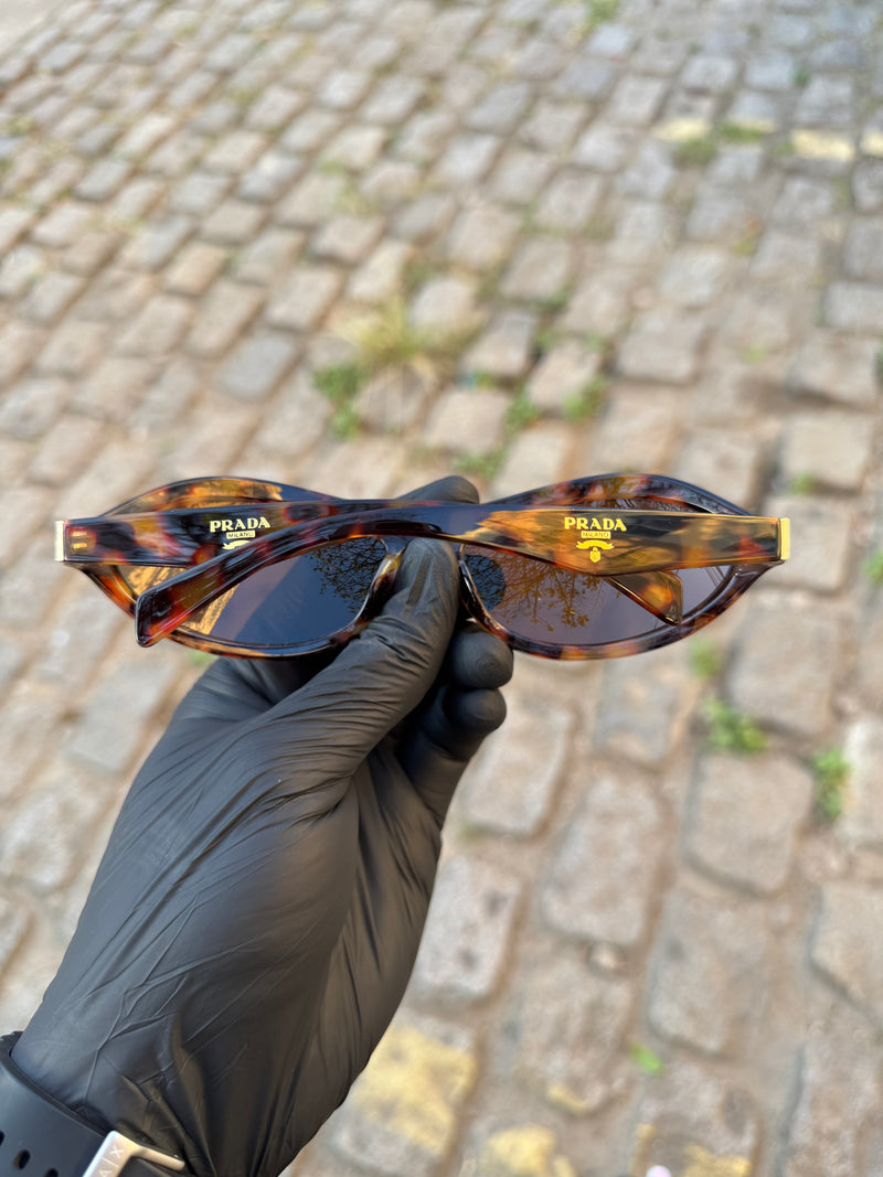 Óculos Prada Hype Oncinha Black