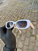 Óculos Retrô White Black