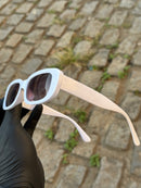 Óculos Retrô White Black