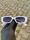 Óculos Retrô White Black