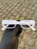 Óculos Retrô White Black