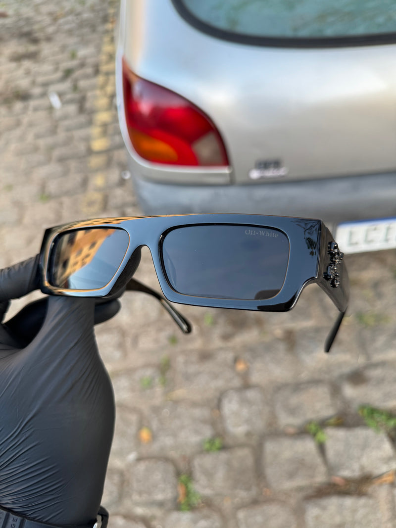 Óculos Off White Retrô All Black