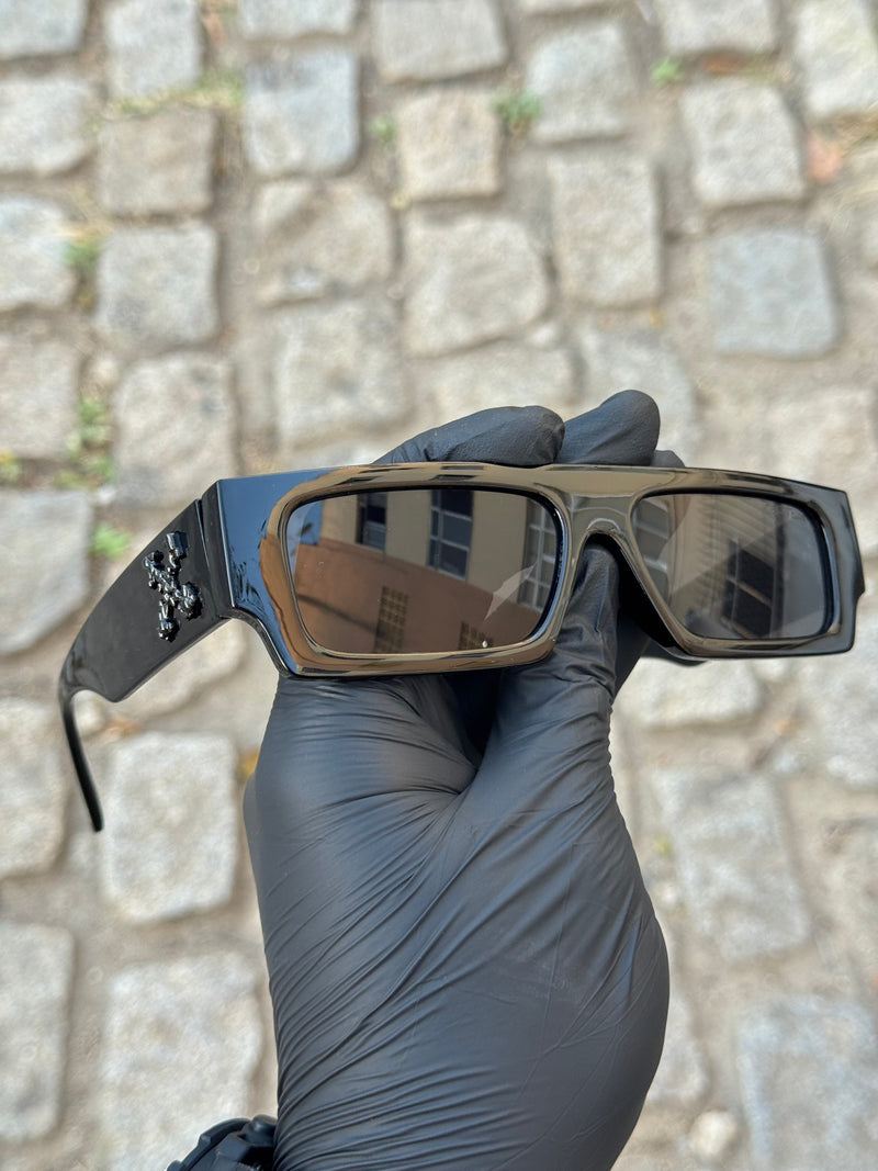 Óculos Off White Retrô All Black