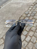 Óculos Cartier Dourado Low Light