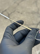 Lupa de Descanso Rosê Haste Fininha c/ Kit Branco