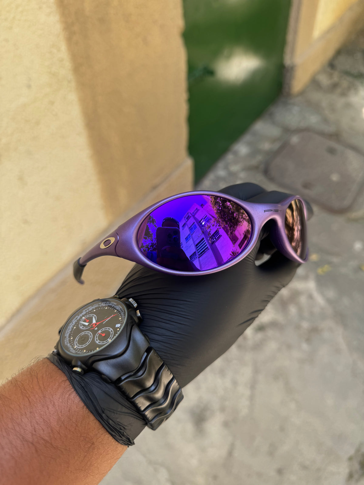 Óculos New Eye Jacket Lilac Lente Violeta - Street Lupas