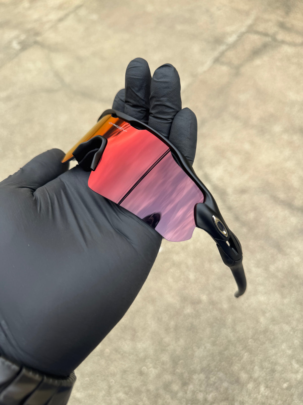 Óculos Esportivo Radar Ev Black Lente Torch Red - Street Lupas
