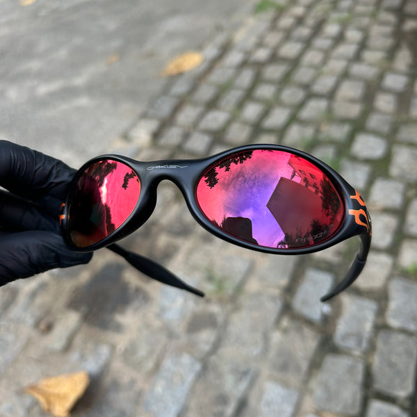 Óculos Eye Jacket Brain Dead Flame Lente Torch Red - Street Lupas