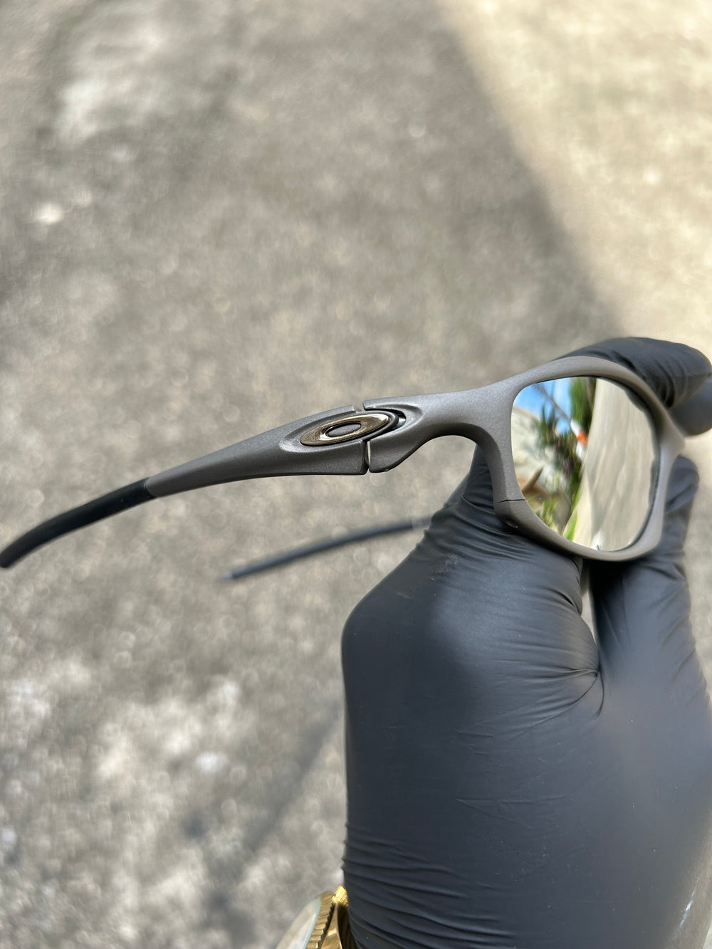 Óculos Hatchet Wire X-Metal Lente Liquid Metal - Street Lupas