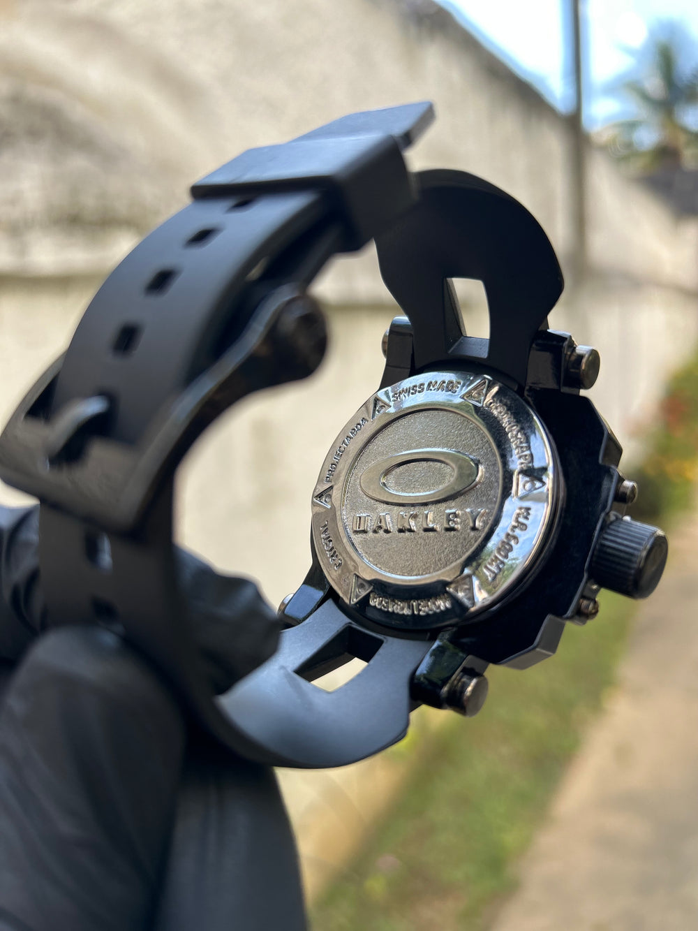 Relógio Oakley Gearbox Titanium Casual All Black Premium c/ Calendário
