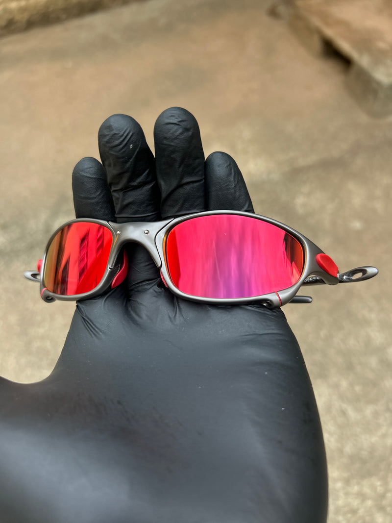 Juliet Carbon Polished Ruby Kit Vermelho