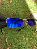 Vilão Prata Neon Blue