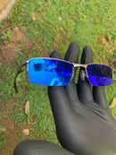 Vilão Prata Neon Blue