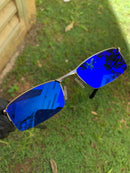 Vilão Prata Neon Blue