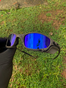 Juliet X-Metal Neon Blue c/ Side Blinder