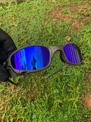 Juliet X-Metal Neon Blue c/ Side Blinder