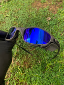 Juliet X-Metal Neon Blue c/ Side Blinder