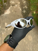 Eye Jacket White Liquid Metal