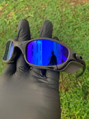 Juliet X-Metal Neon Blue c/ Side Blinder