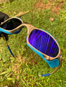Juliet Plasma Neon Blue c/ Side Blinder