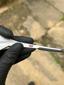 Eye Jacket White Neon Blue