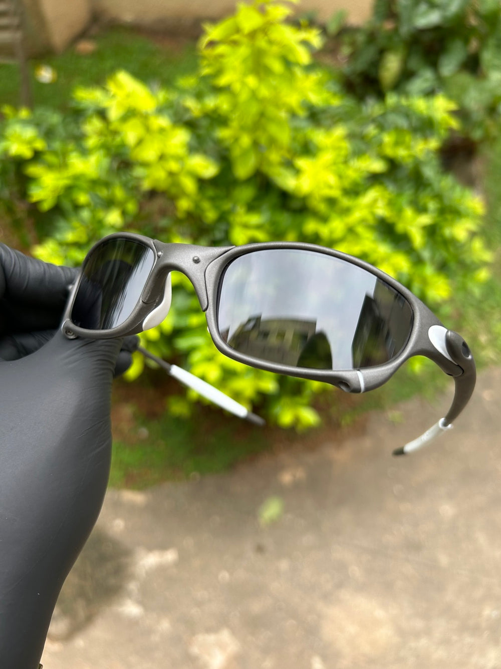 小物 OAKLEY  JULIET Óculos Oakley Juliet X-Metal Black c/ Kit branco