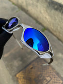 Penny Plasma Neon Blue Kit Branco c/ Side Blinder