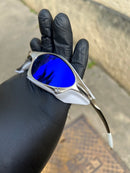 Penny Plasma Neon Blue Kit Branco c/ Side Blinder