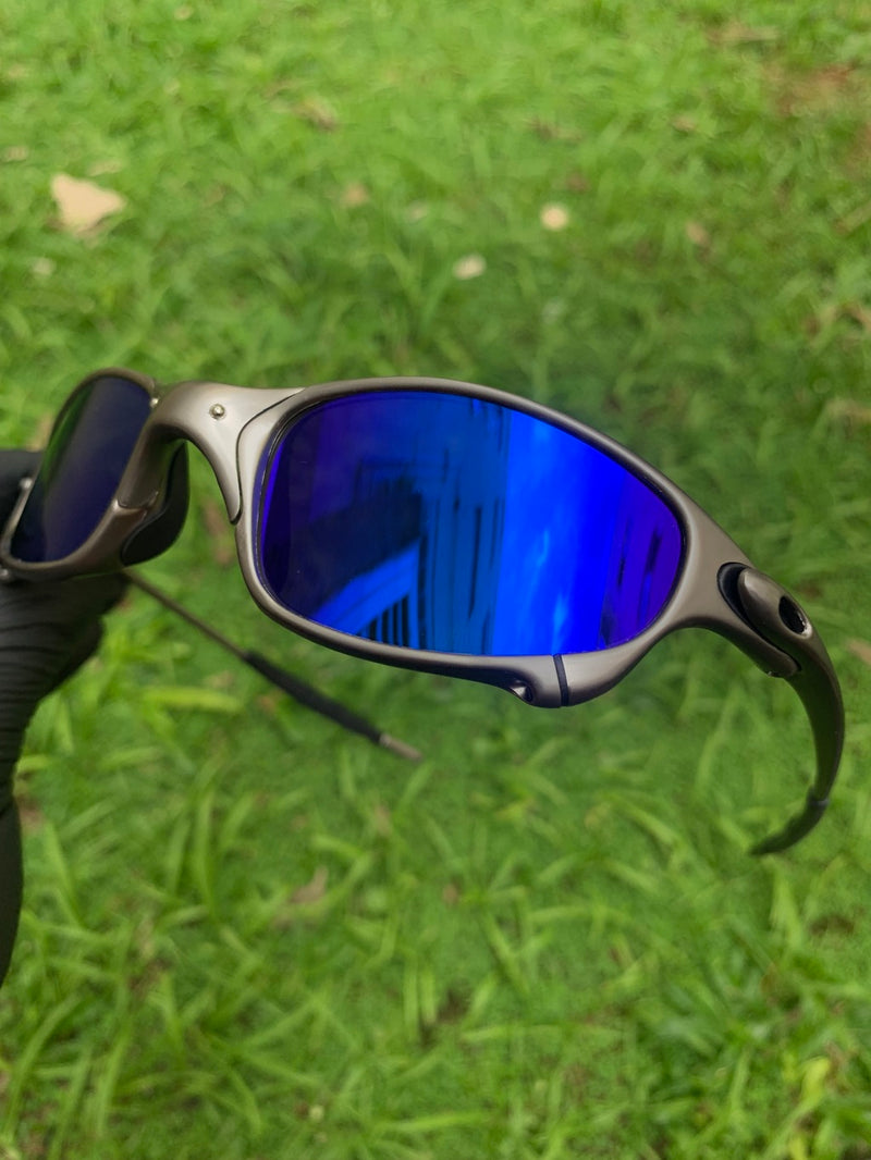 Juliet Carbon Polished Neon Blue