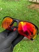 Flak 1.0 Preta Ruby c/ Kit Vermelho